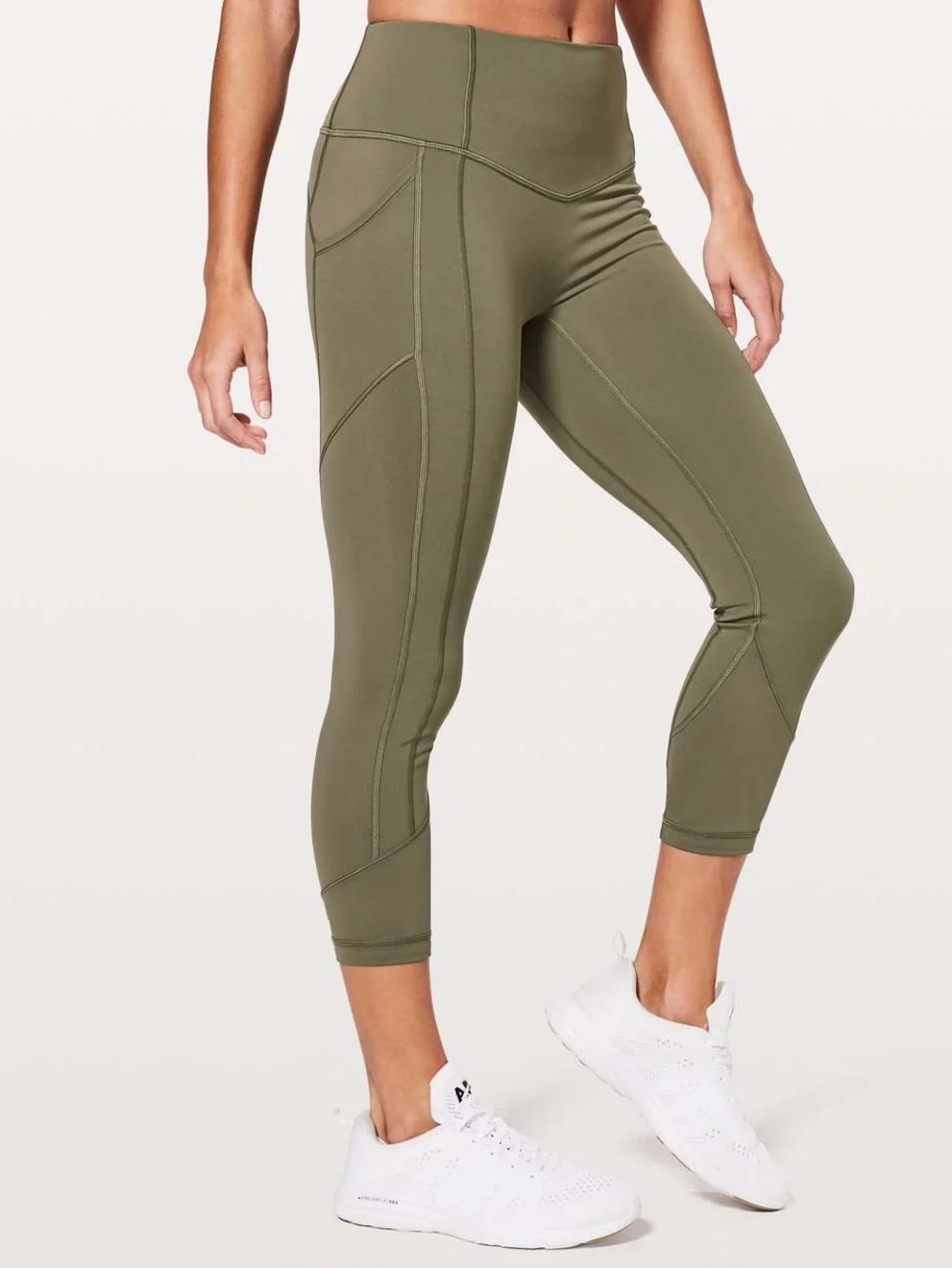 Lululemon Hoodie & All The Right Places Crop II Leggings Set sz 4